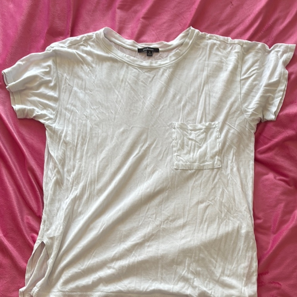 Ambiance White T-Shirt with Pocket